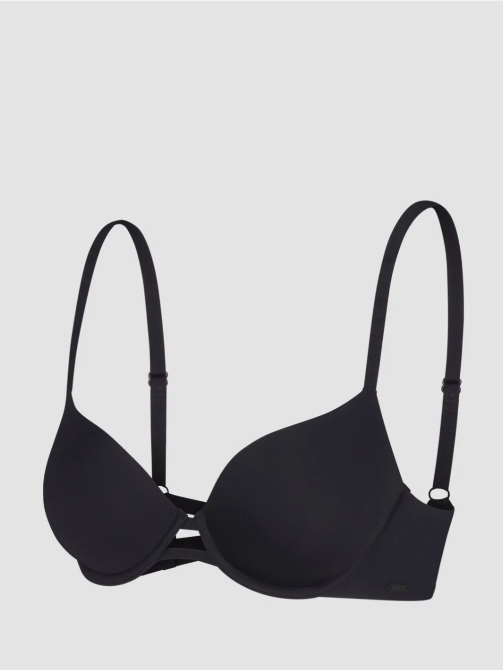 Savage X Fenty Microfiber T-Shirt Bra, Black 32DDD/32F